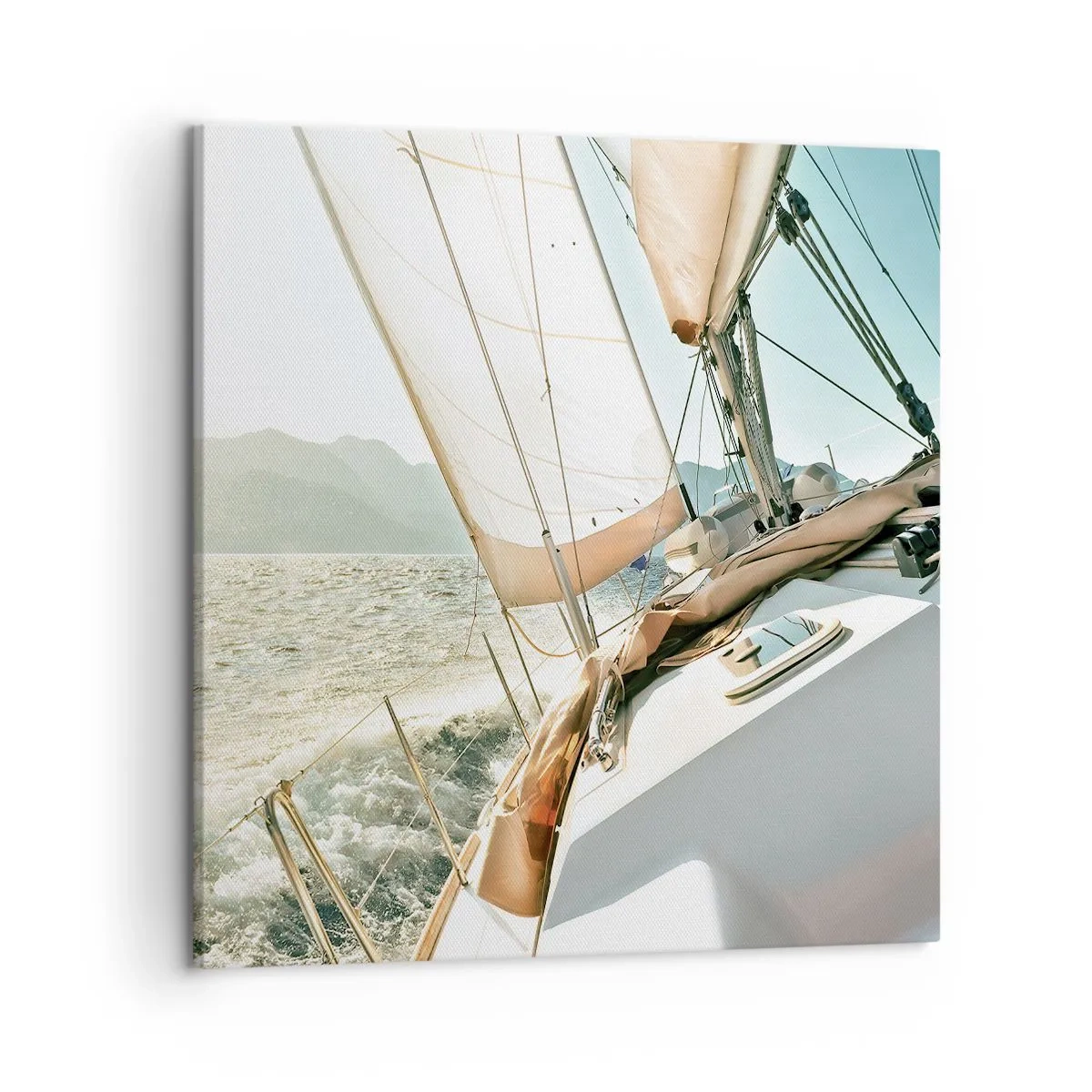 Obraz na plátne - Pod plnými plachtami - 50x50 cm