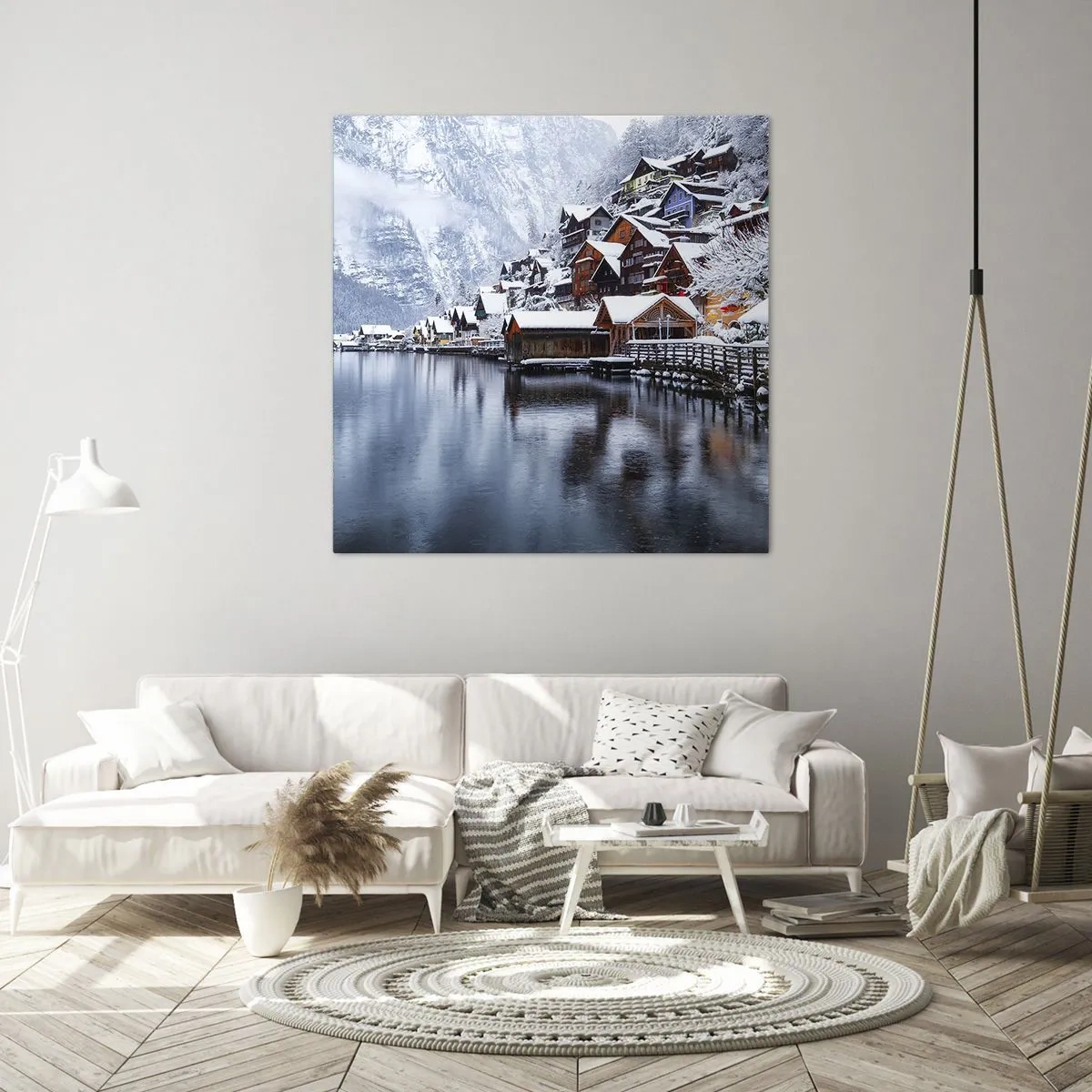 Obraz na plátne - V zimnej dekorácii - 60x60 cm
