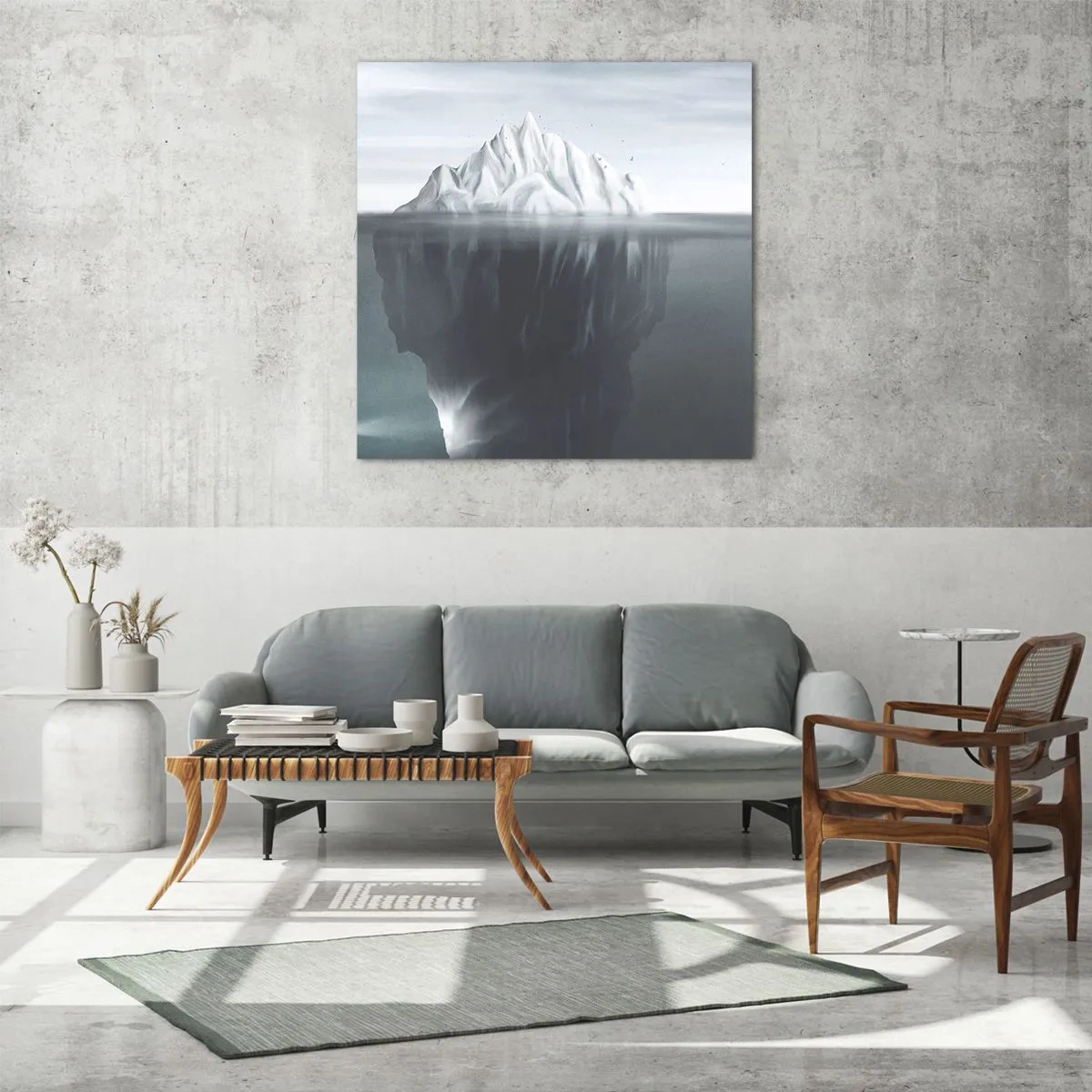 Obraz na skle - Podvodné tajomstvo - 60x60 cm