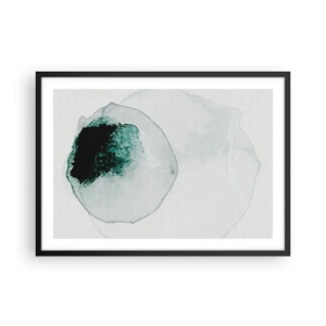 Plagát v čiernom ráme - V kvapke vody - 70x50 cm