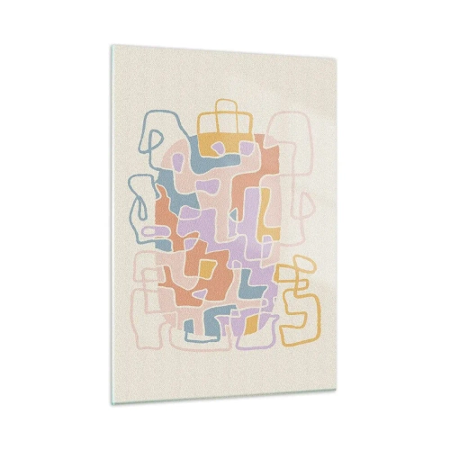 Obraz na skle - Labyrint – veselé dobrodružstvo - 50x70 cm