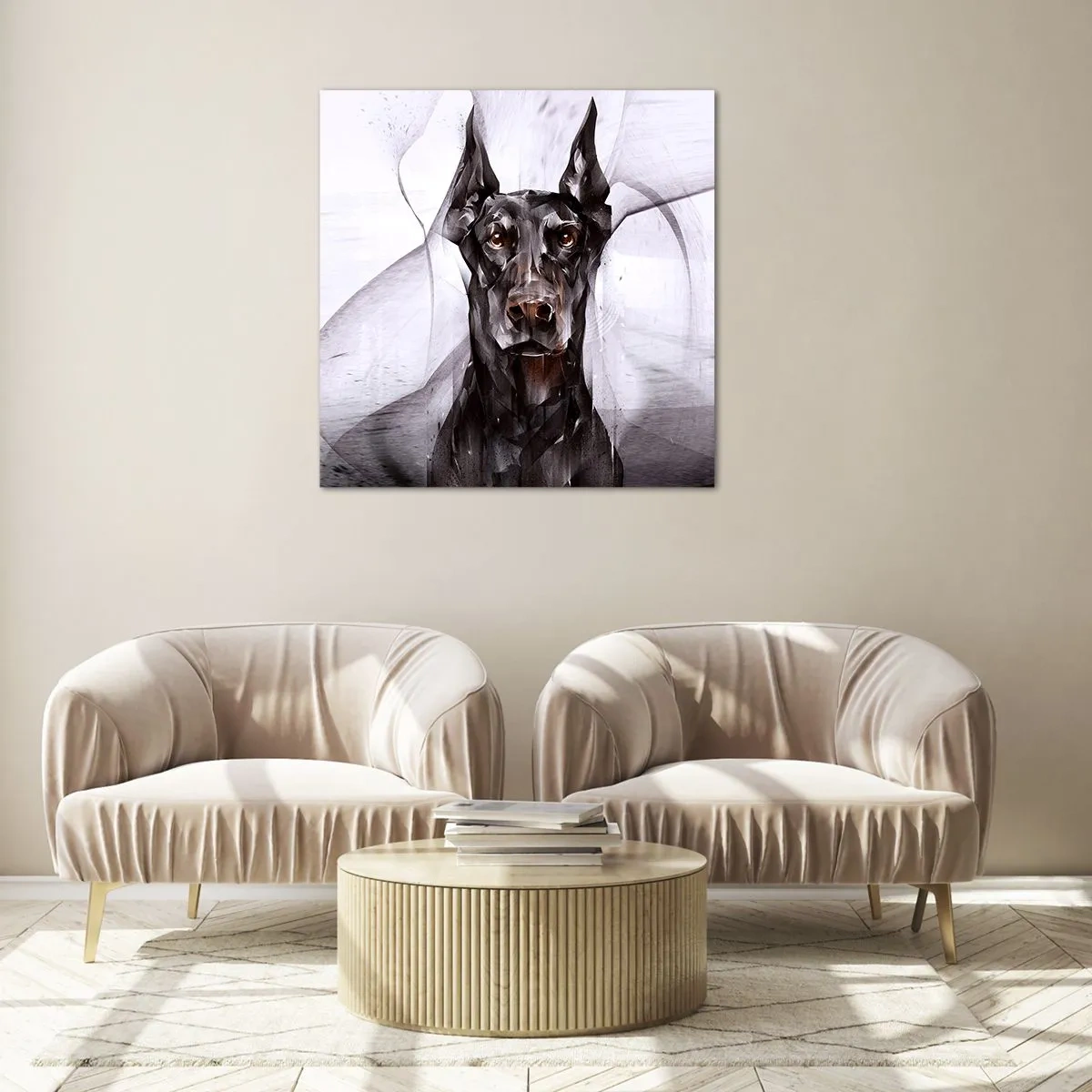 Obraz na skle - Z urodzeného rodu - 70x70 cm