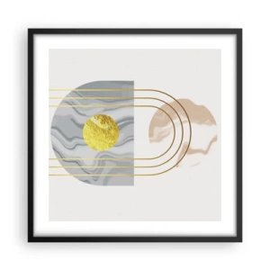 Plagát v čiernom ráme - Jas a žiarivosť - 50x50 cm