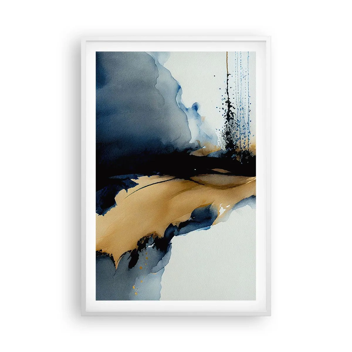 Plagát v bielom ráme - Za závojom - 61x91 cm