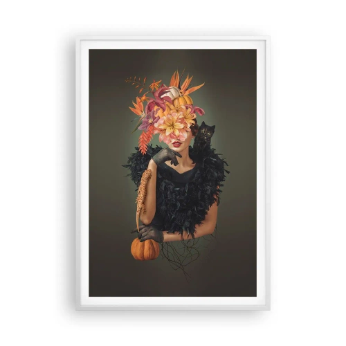 Plagát v bielom ráme - Kúzlo čarodejnice - 70x100 cm