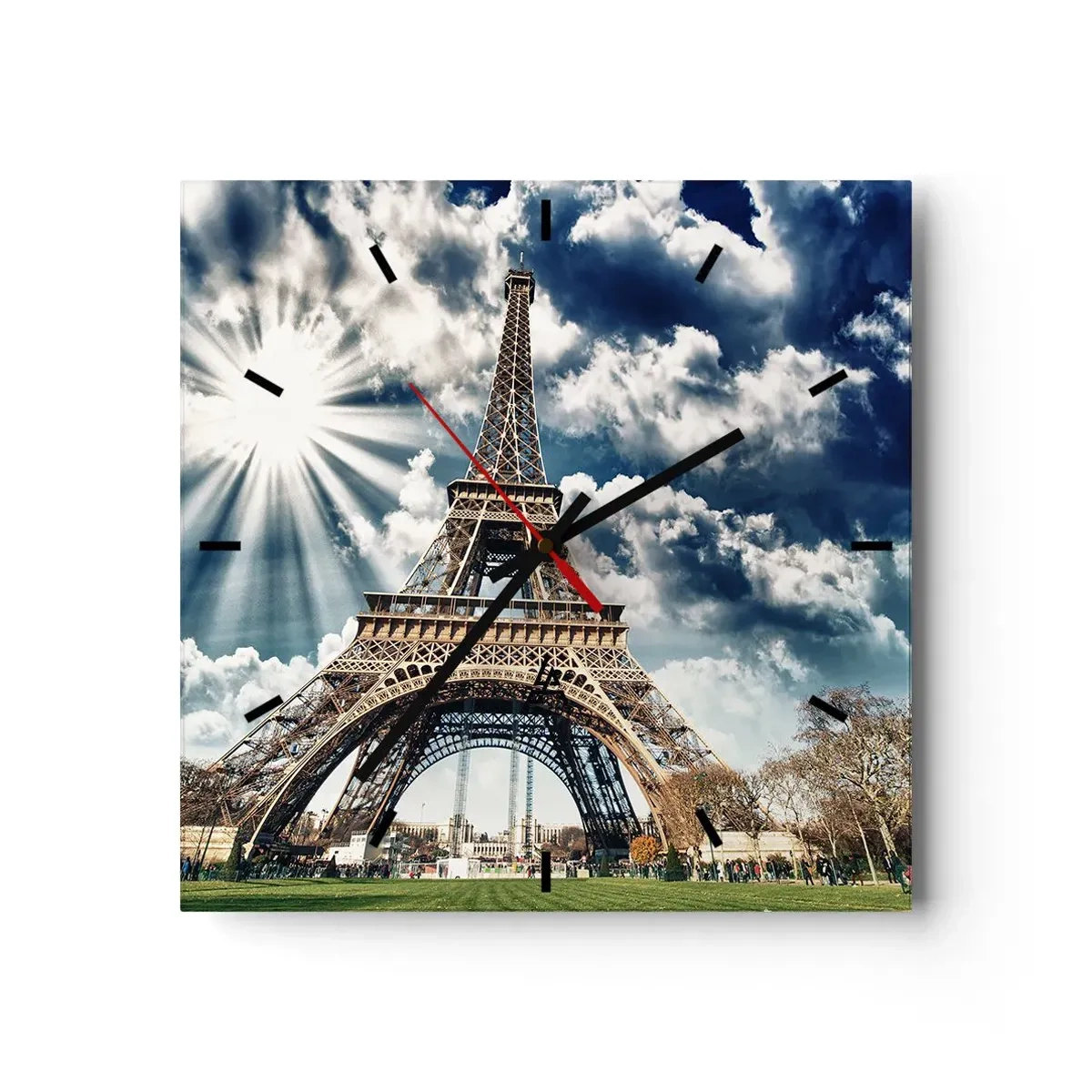 Nástenné hodiny - Jediná taká pod slnkom - 40x40 cm