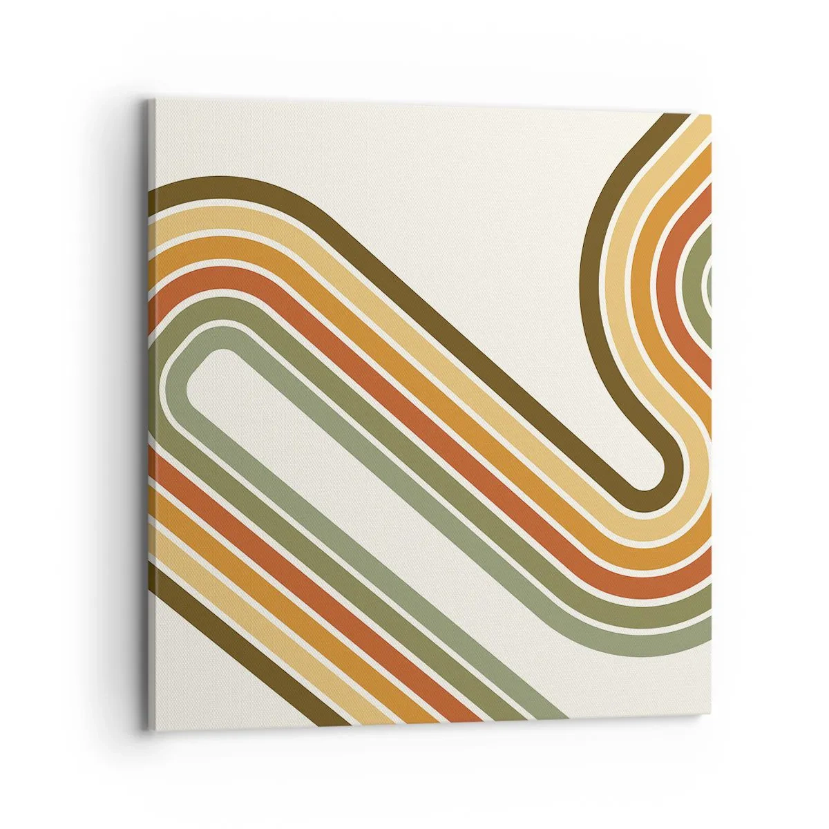 Obraz na plátne - Kľučkovanie do cieľa - 70x70 cm