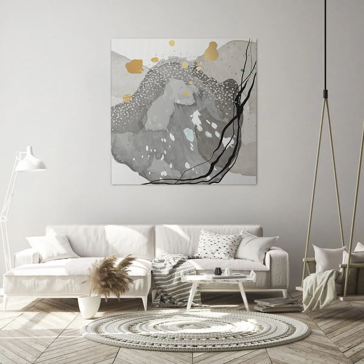 Obraz na plátne - Organická kompozícia - 60x60 cm