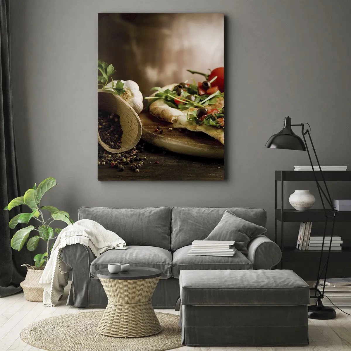 Obraz na plátne - Priamo z pece a zo záhrady - 50x70 cm