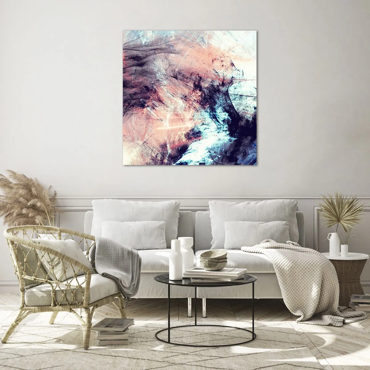 Obraz na skle - Vnímaj vietor - 60x60 cm