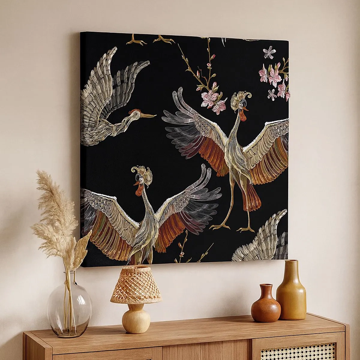 Obraz na plátne - Rozprávkový vták - 30x30 cm