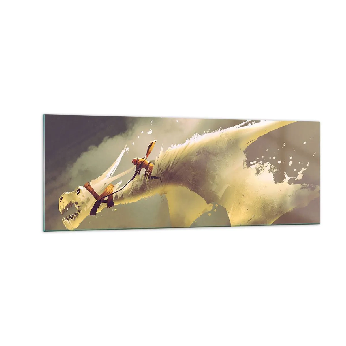 Obraz na skle - Zachrániť svet - 140x50 cm