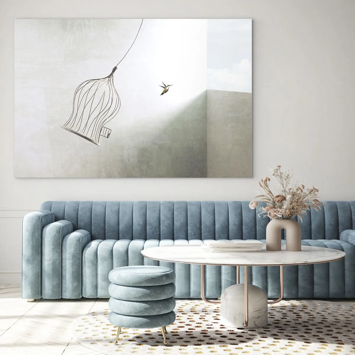 Obraz na skle - Vo svojom živle - 100x70 cm