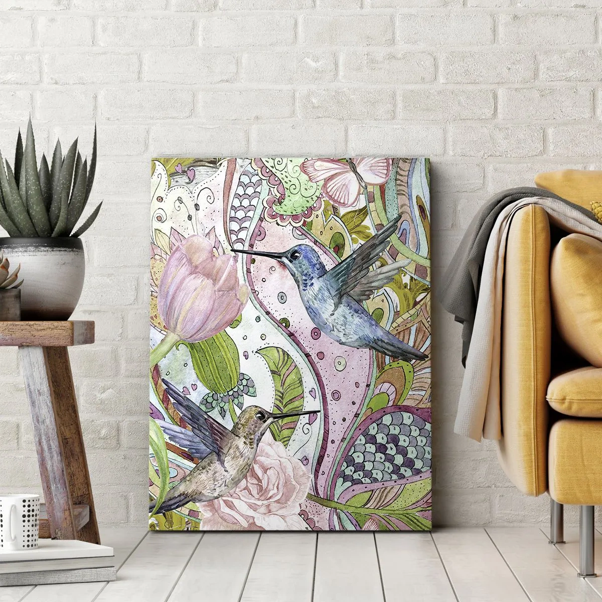 Obraz na plátne - Zamotané do lián - 55x100 cm