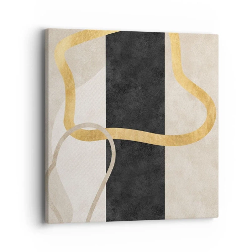 Obraz na plátne - Tvary v slučke - 40x40 cm