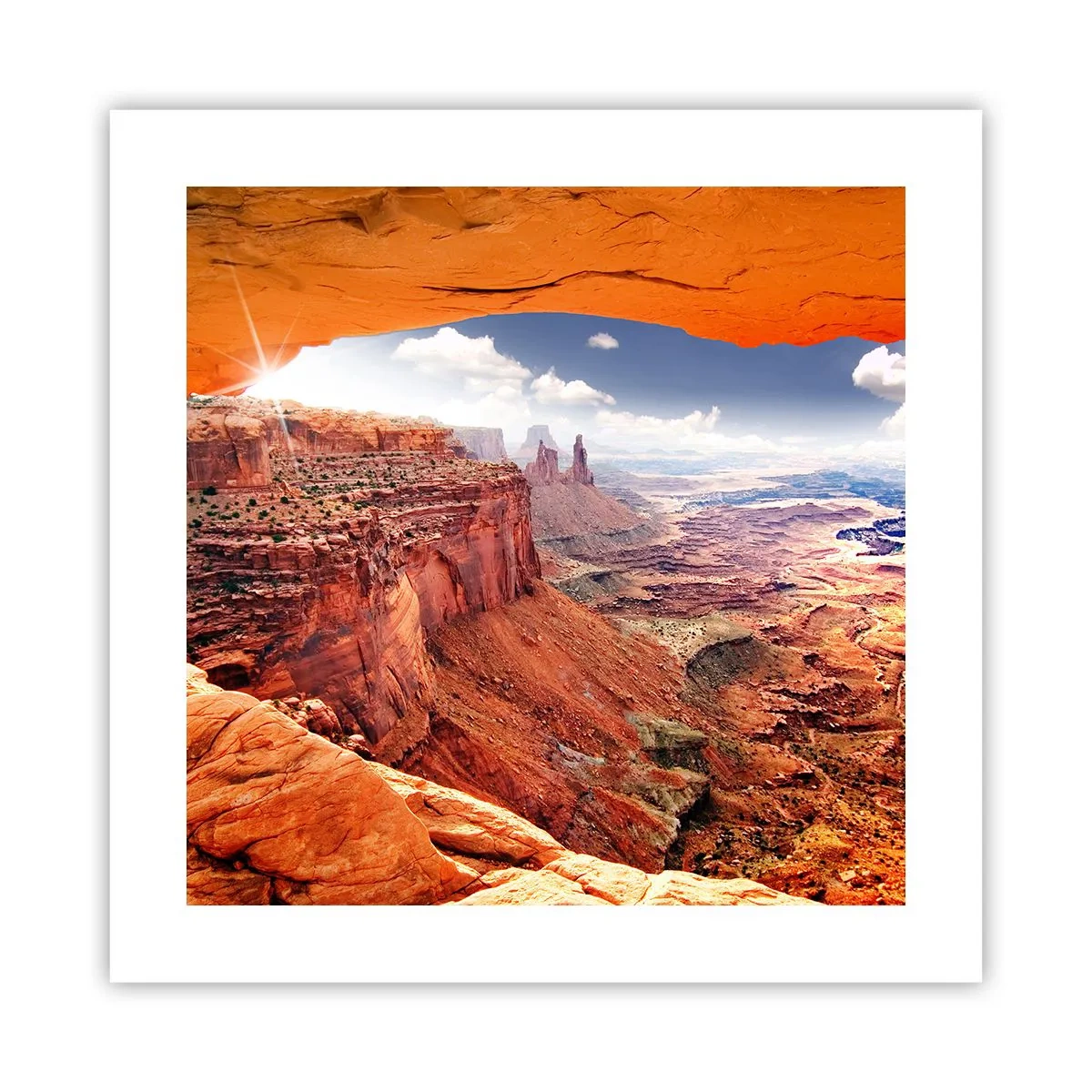 Plagát - Vytesané samotnou prírodou - 40x40 cm