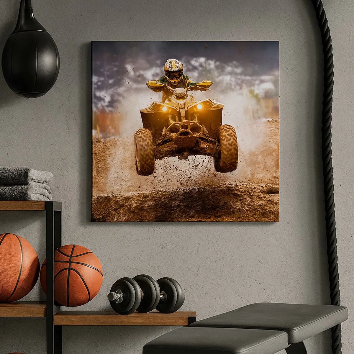 Obraz na plátne - No risk no fun - 30x30 cm