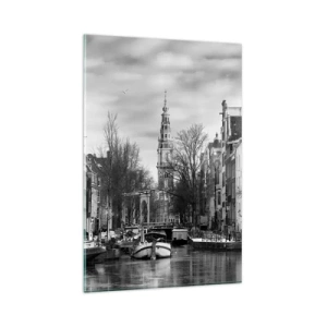 Obraz na skle - Amsterdamské vibrácie - 80x120 cm