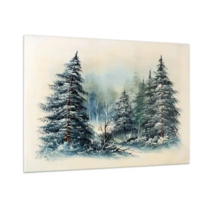 Obraz na skle - Pripravenie na Vianoce - 100x70 cm