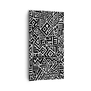 Obraz na plátne - Predkolumbovská kompozícia - 55x100 cm