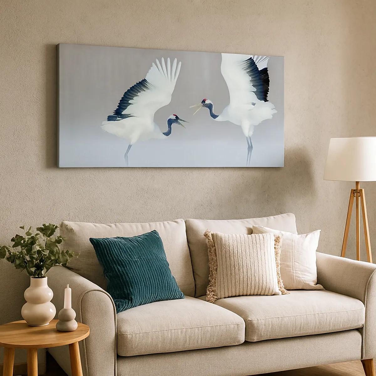 Obraz na plátne - Tanec v hmle - 30x30 cm