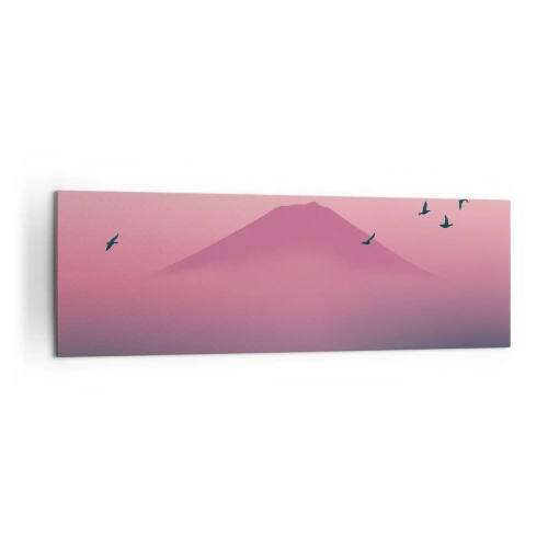 Obraz na plátne - Pútnici nad oblakmi - 160x50 cm