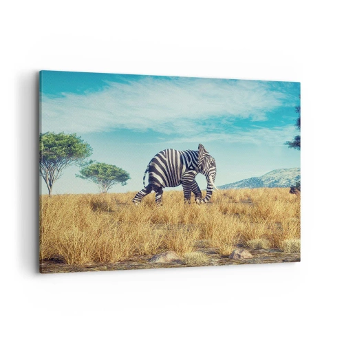 Obraz na plátne - Šedá už nie je v móde - 100x70 cm
