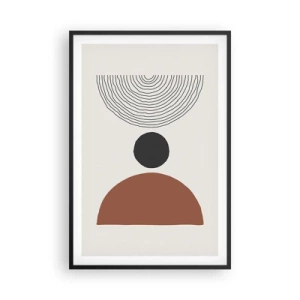 Plagát v čiernom ráme - V centre pozornosti - 61x91 cm