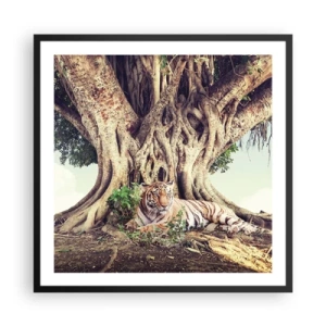 Plagát v čiernom ráme - Pohľad z knihy Mojžišovej - 60x60 cm