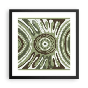 Plagát v čiernom ráme - Explózia emócií - 40x40 cm