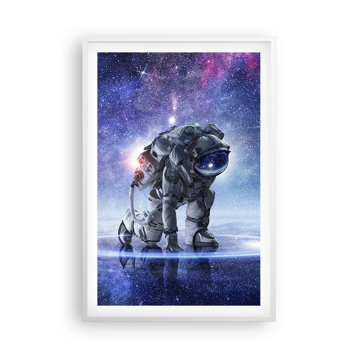 Plagát v bielom ráme - Hviezdne nebo nado mnou - 61x91 cm