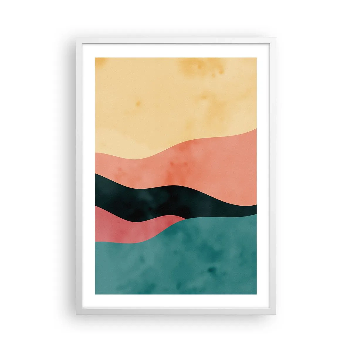 Plagát v bielom ráme - Kompatibilný nesúlad - 50x70 cm