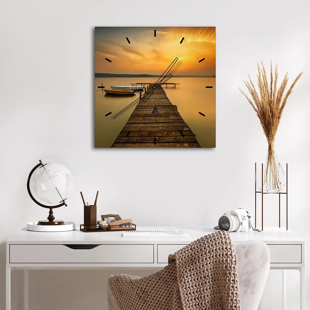 Nástenné hodiny - Otvorím ti zlaté nebo - 30x30 cm