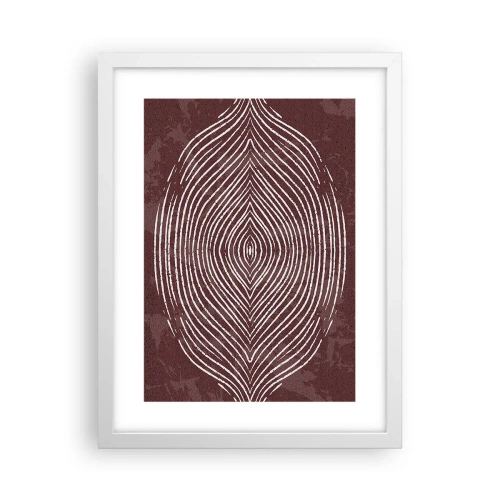 Plagát v bielom ráme - Priestor hovorí - 30x40 cm