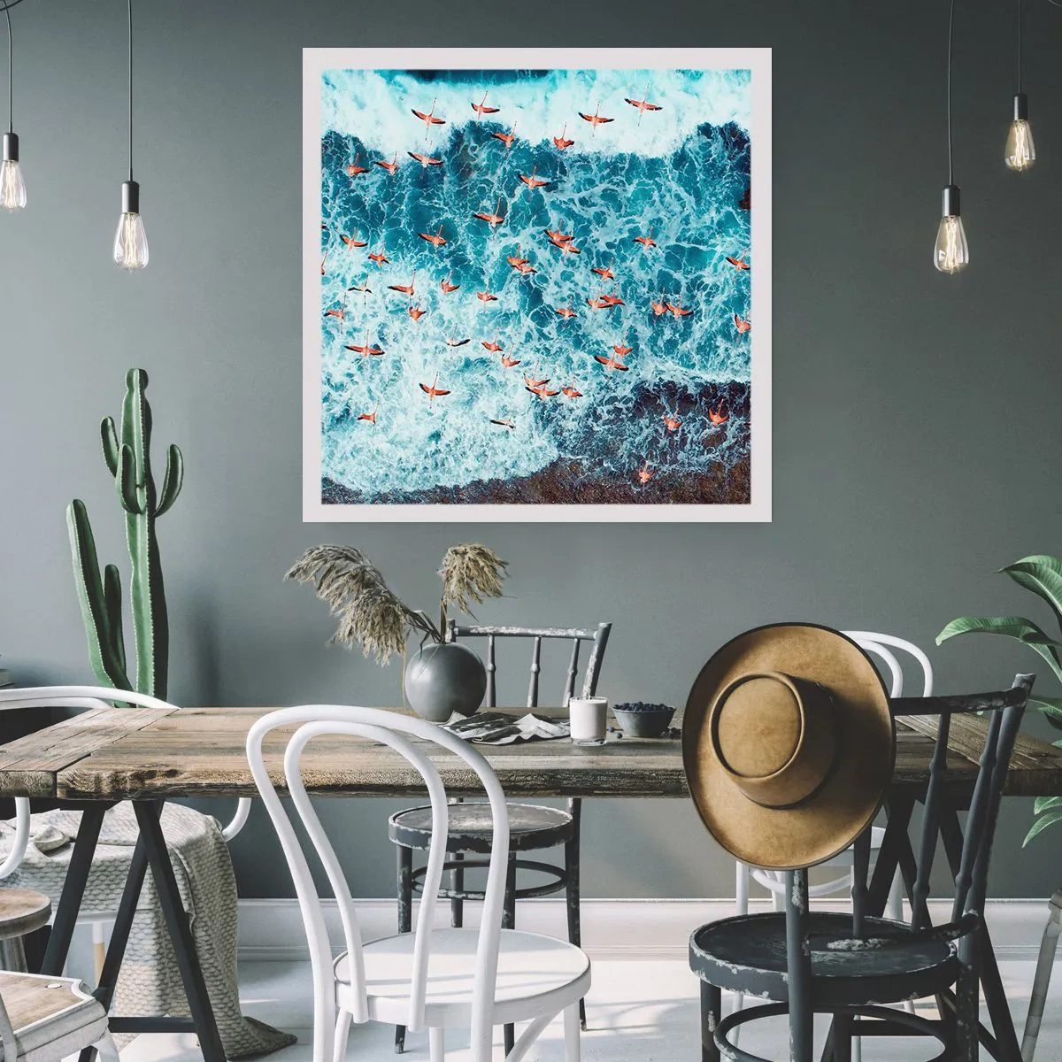 Plagát - Prímorský sprievod - 30x30 cm