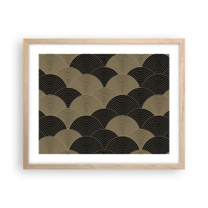 Plagát v ráme zo svetlého duba - Jednota v mnohosti - 50x40 cm