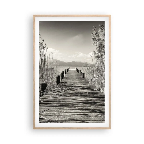 Plagát v ráme zo svetlého duba - V ústraní tráv - 61x91 cm