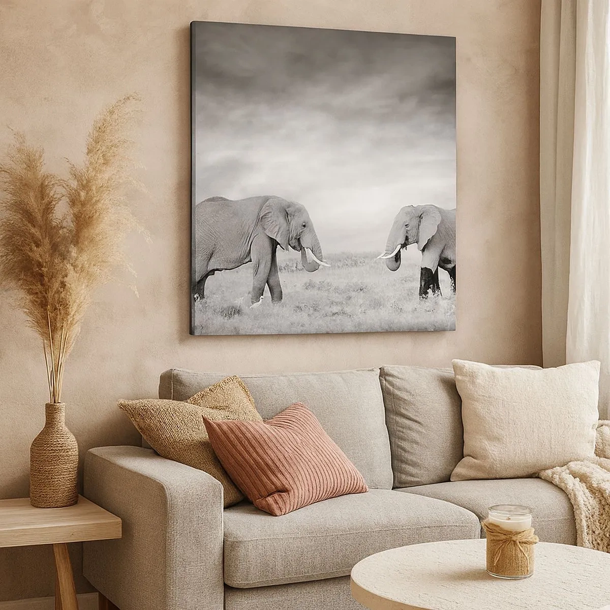 Obraz na plátne - Šedá je krásna - 30x30 cm