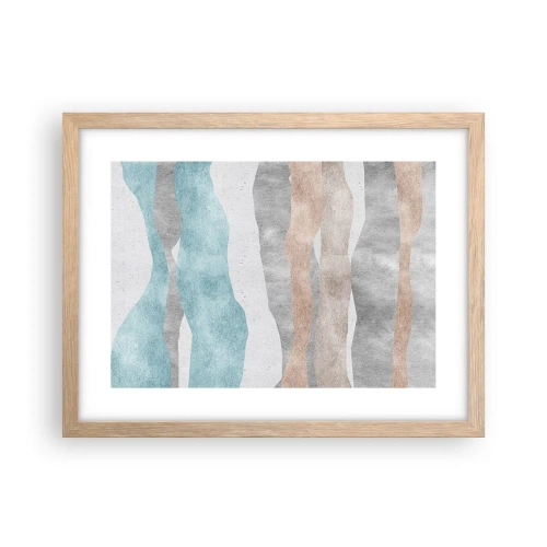 Plagát v ráme zo svetlého duba - Štúdia blízkosti - 40x30 cm