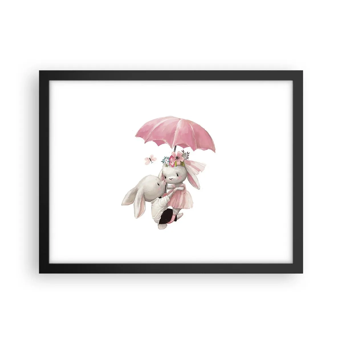 Plagát v čiernom ráme - To je láska - 40x30 cm