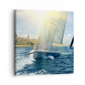 Obraz na plátne - Čas odísť z mesta - 30x30 cm