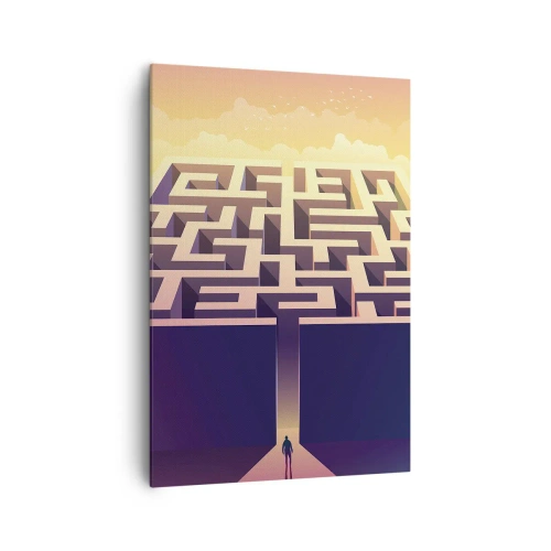 Obraz na plátne - Čas rozhodnutí - 70x100 cm