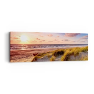 Obraz na plátne - Už letom vonia vzduch - 90x30 cm