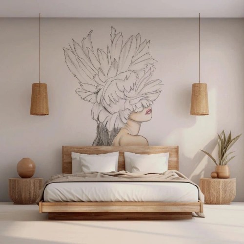 Fototapeta Premium Sand - Vrchol krásy - Abstrakcia, Žena, Telo - 100x70 cm