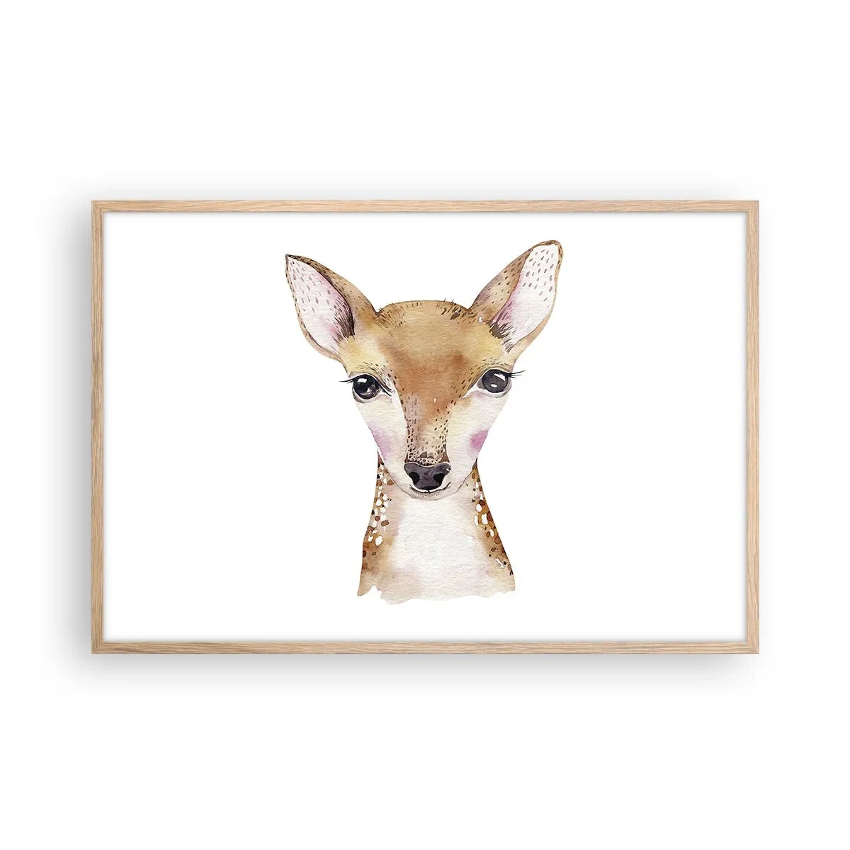 Plagát v ráme zo svetlého duba - Povaha nevinnosti - 91x61 cm