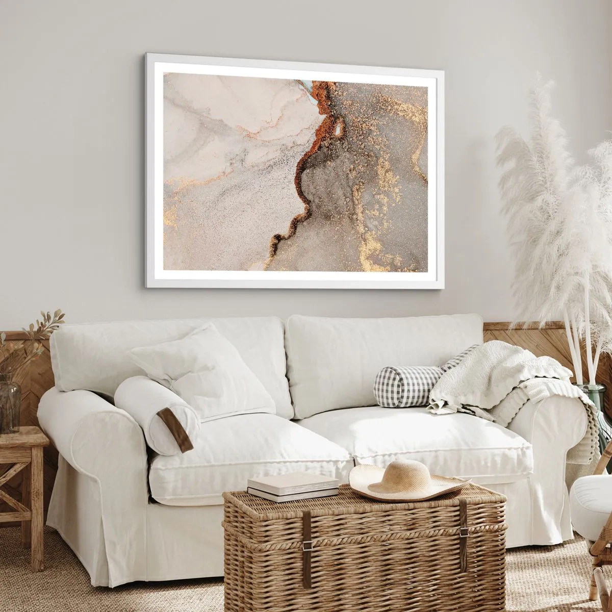 Plagát v bielom ráme - Na hranici farieb - 91x61 cm