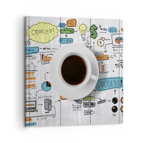 Obraz na plátne - Čas na prestávku - 50x50 cm