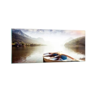 Obraz na skle - Pri veľkej a čistej vode - 100x40 cm