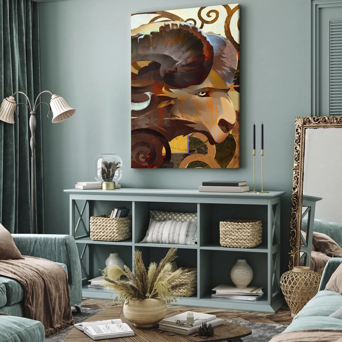 Obraz na plátne - Mágia - náboženstvo - rituály - 65x120 cm