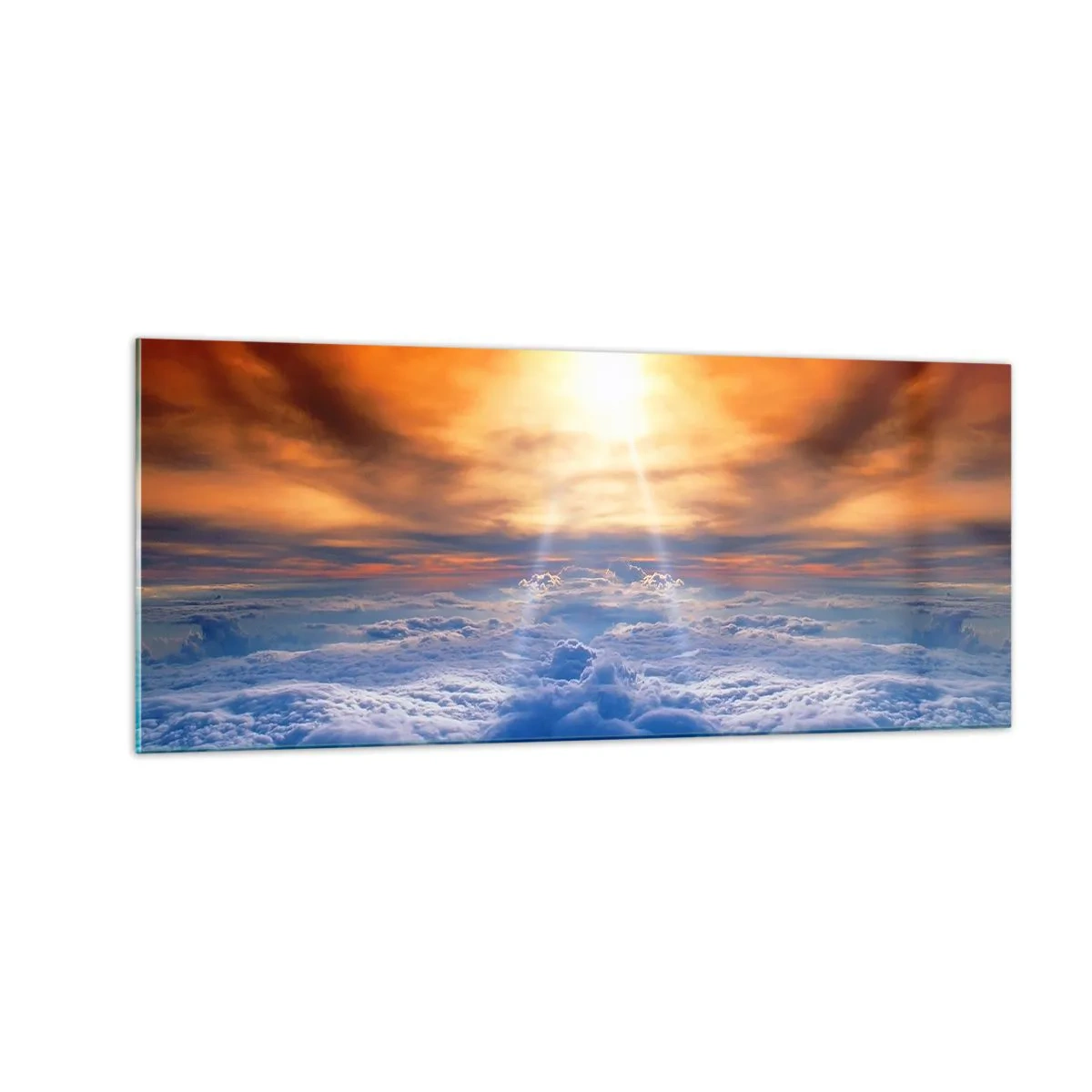 Obraz na skle - Mystická krajina - 100x40 cm